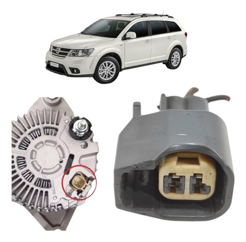 Plug Chicote Alternador Regulador Freemont 2.4 2011 A 2016