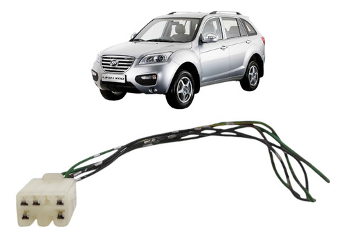 Plug Chicote Conector Botão Pisca Alerta Lifan X60 2013/2016