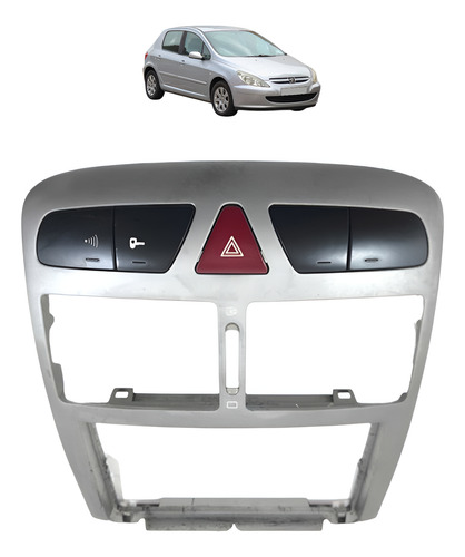 Moldura Do Console Central Peugeot 3008 2017 1.6 Thp