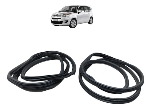 Par Borracha Porta Dianteira Citroen C3 Picasso 2009 A 2016