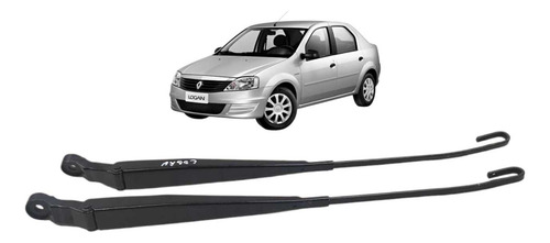 Par Braço Limpador Parabrisa Renault Logan 2007 2008 A 2013 Esquerdo