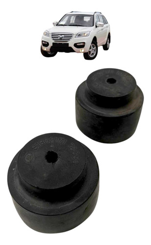 Par Bucha Suporte Superior Radiador Lifan X60 2013 2014 2015