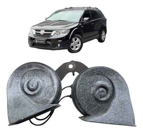 Par De Buzina Caracol Fiat Freemont 2011 2012 2013 2014