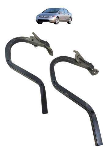 Par Dobradiça Braço Tampa Traseira Honda Civic 2001 A 2006