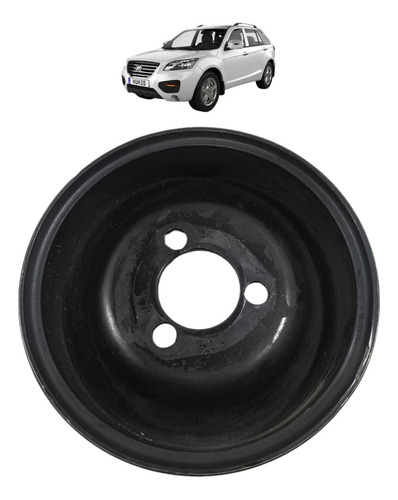 Polia Bomba Direçao Lifan X60 2012 2013 2014 2015 A 2019 Preto
