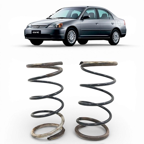 Par Molas Dianteiras Honda Civic 2001 2002 2003 2004 A 2006