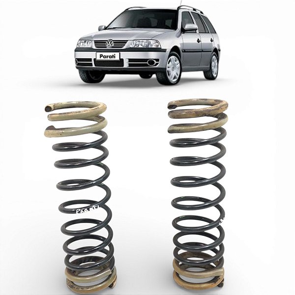 Par De Molas Traseira Volkswagen Gol Parati 2002 1.0