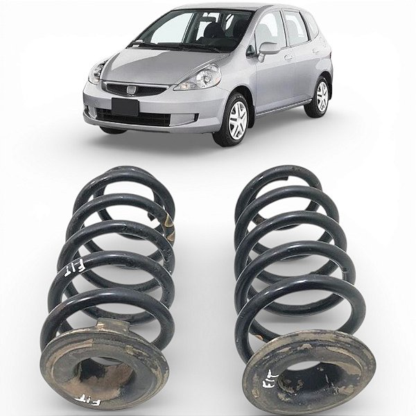 Par De Mola Traseira Honda Fit 2004 2005 2006 2007 2008