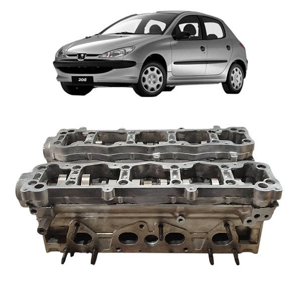 Cabeçote Citroen C3 206 207 307 1.6 16v gasolina 2005 A 2012
