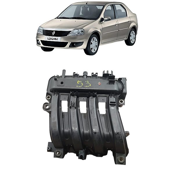 Coletor Admissão Logan Sandero 1.0 16v 2007 2008 2009 A 2013