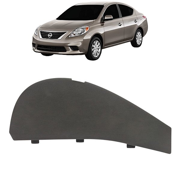 Acabamento Lateral Esquerda Painel Nissan Versa 2015 a 2019