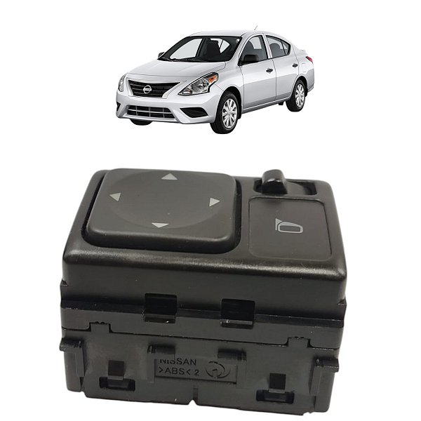 Botão Comando Retrovisor Elétrico Nissan Versa 2012 A 2019