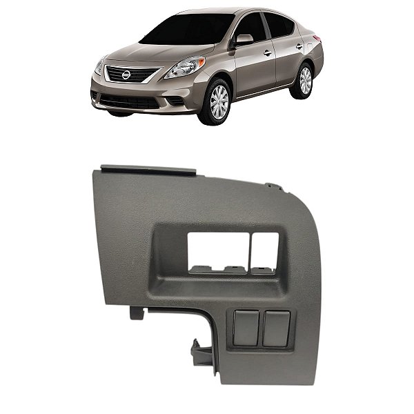 Acabamento Comando Botao Retrovisor Nissan Versa 2015 A 2019