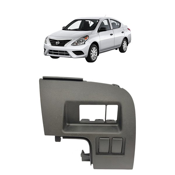 Acabamento Comando Botao Retrovisor Nissan Versa 2015 A 2019