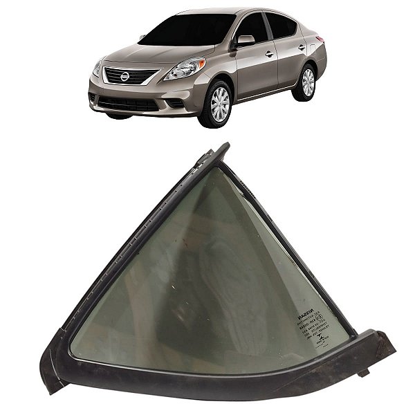 Vidro Fixo Traseiro Esquerdo Nissan Versa 2015 2016 A 2019