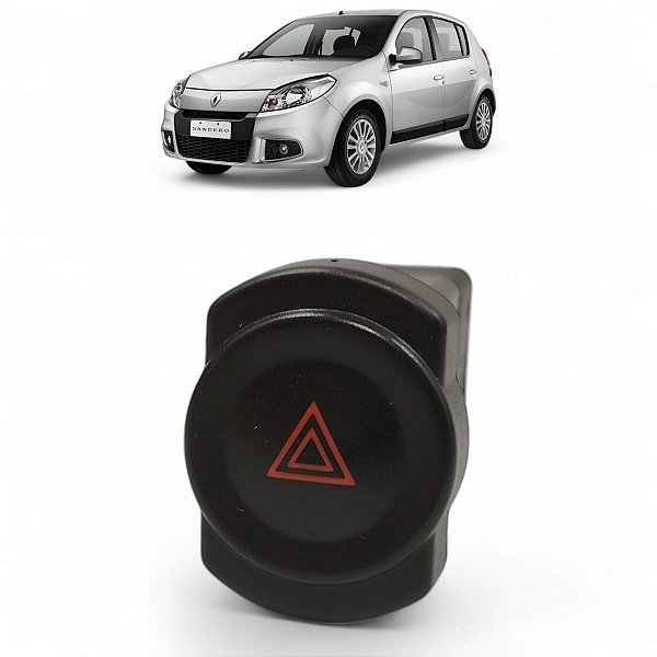 BOTAO PISCA ALKERTA RENAULT SANDERO 2008 A 2011