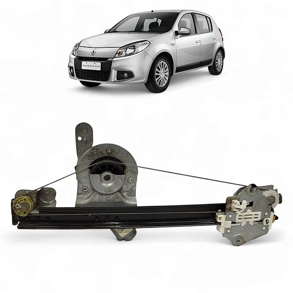 Maquina Vidro Eletrica Traseira Esquerda Sandero 2008 A 2013