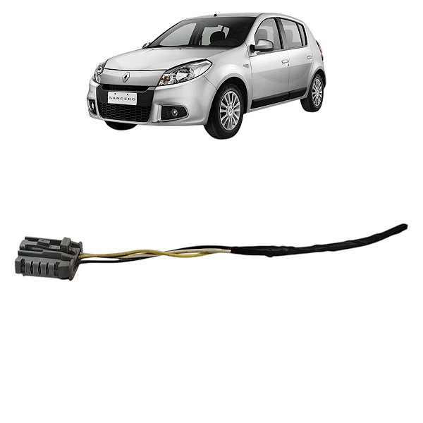 CHICOTE CONECTOR PLUG ANTENA IMOBILIZADORA SANDERO 2008 A 12