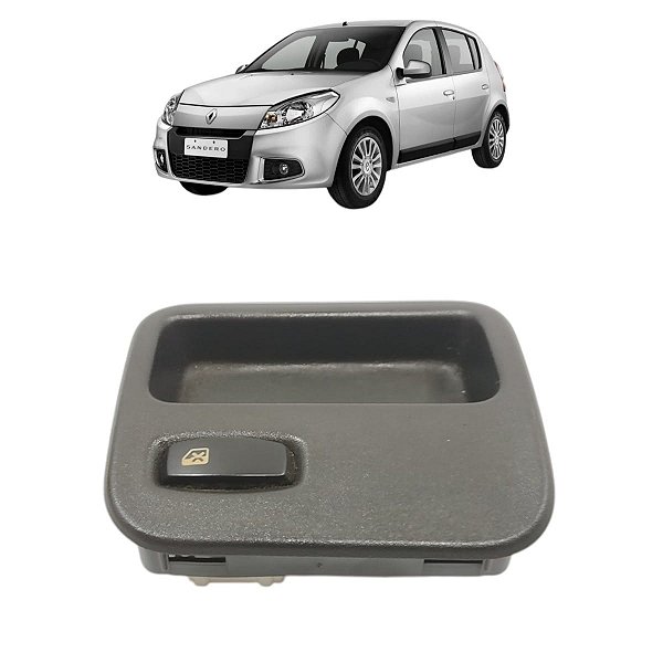 Moldura Botão Trava Vidro Elétrico Sandero 2009 2010 A 2011