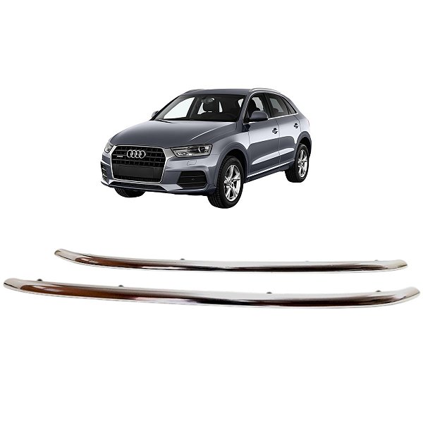 Par Rack Teto Cromado Audi Q3 Tsfi 2014 2015 2016 2017 2018