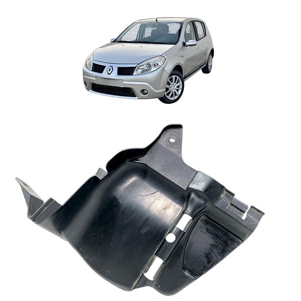 Defletor Parabarro Dianteiro Esquerdo Sandero 2008 A 2013