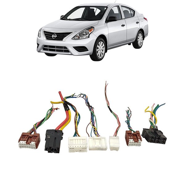 chicote conector plug modulo bsm nissan versa 2016 a 2019