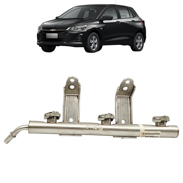 Flauta Bico Injetor Gm Onix 1.0 3cc Turbo 2020 2021 A 2025