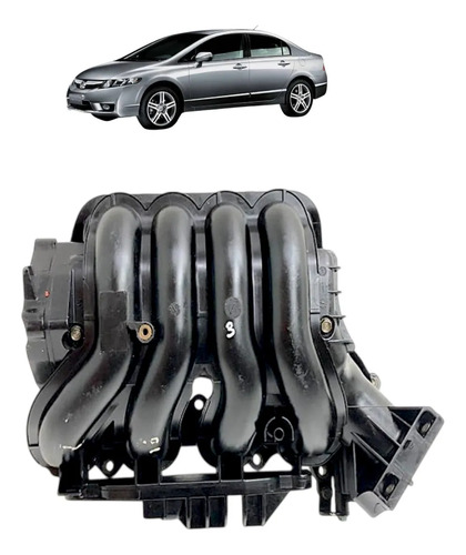 Coletor Admissão Honda New Civic 1.8 2007 2008 2009 A 2012