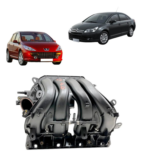 Coletor Admissão Peugeot 307 Citroen C4 2.0 2007 2008 A 2012