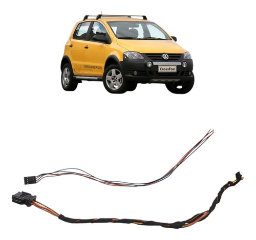 Chicote Conector Plug Luz Interna Teto Crossfox 2004 A 2009