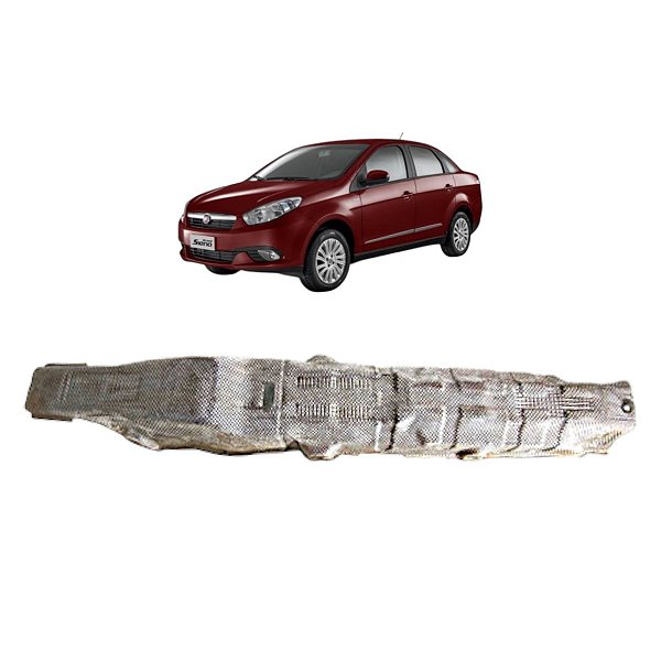 Protetor Calor Escapamento Fiat Gran Siena 2012 2013 A 2021