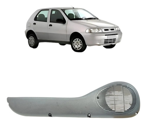 Porta Objeto Forro Porta Dianteiro Esquerdo Palio 2008 A 12 Cinza-escuro