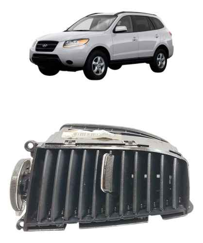 Difusor Ar Central Esquerdo Hyundai Santa Fe 2008 A 2012