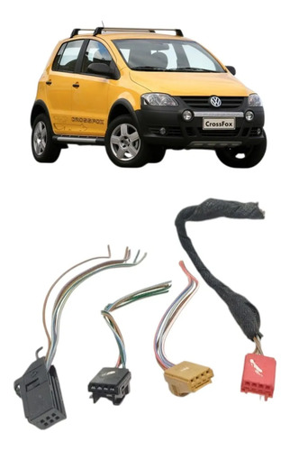 Chicote Plug Botao Vidro Dianteiro Esquerdo Crossfox 2008