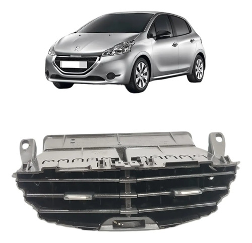 Difusor Ar Central Peugeot 208 2014 2015 2016 2017 2018 2019