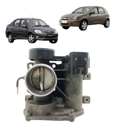 Corpo Borboleta Tbi Gm Celta Classic Prisma 1.0 2007 A 2012