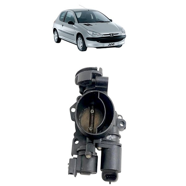 Corpo Borboleta Tbi Peugeot 206 1.4 8v 2005 2006 2007 A 2010