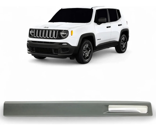 Friso Porta Dianteira Esquerda Jeep Renegade 2018 A 2021 Preto