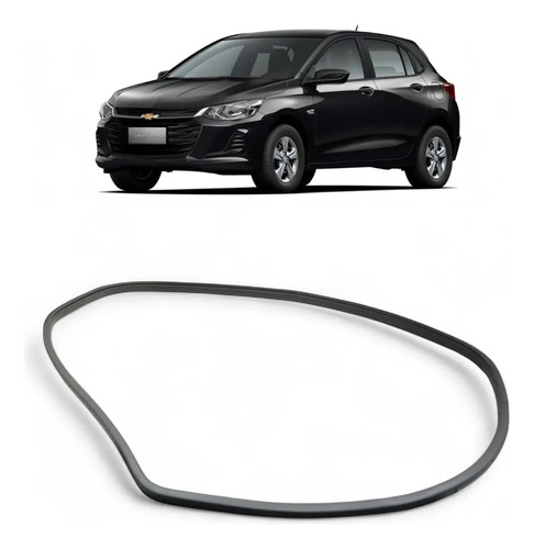 Borracha Porta Traseira Esquerda Gm Onix Hatch 2020 A 2025