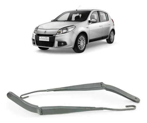 Par Braço Limpador Parabrisa Renault Sandero 2007 A 2014 Esquerdo