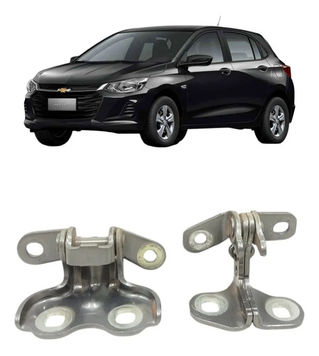 Par Dobradiça Porta Traseira Esquerda Gm Onix 2020 A 2025