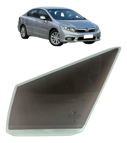 Vídro Fixo Vigia Dianteiro Esquerdo Honda Civic 2012 A 2016