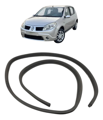 Borracha Vedaçao Porta Traseiro Esquerdo Sandero 2007 A 2014