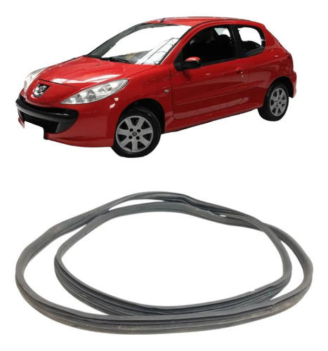 Borracha Vedaçao Porta Esquerda Peugeot 207 2 Portas 2010