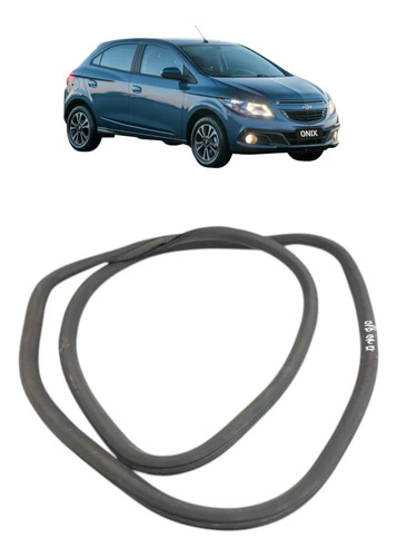 Borracha Vedaçao Porta Dianteira Direita Gm Onix 2012 A 2019