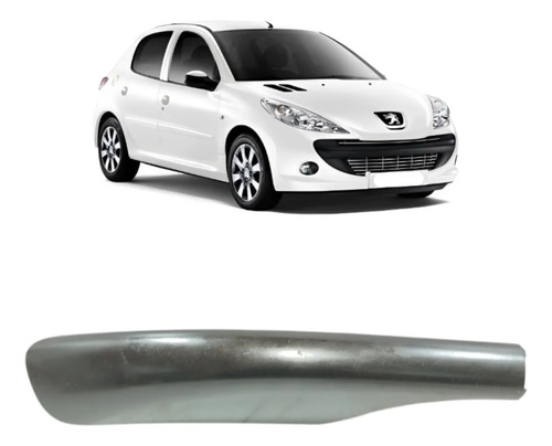Acabamento Rack Teto Dianteiro Esquerdo Peugeot 206 207 2011 Preto