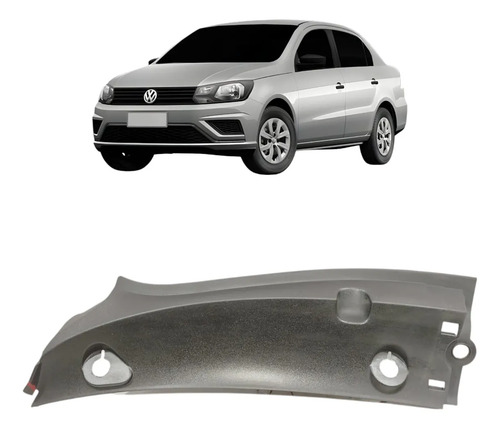 Grade Churrasqueira Esquerda Gol Voyage G5 G6 G7 2009 A 2022 Preto Fosco