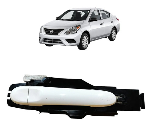 Maçaneta Externa Dianteira Direita Nissan Versa 2015 A 2019 Branco Dianteira/traseira