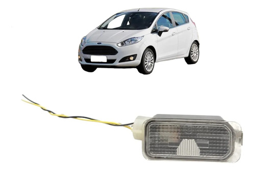Luz Placa Traseira Ford New Fiesta 2013 2014 2015 2016