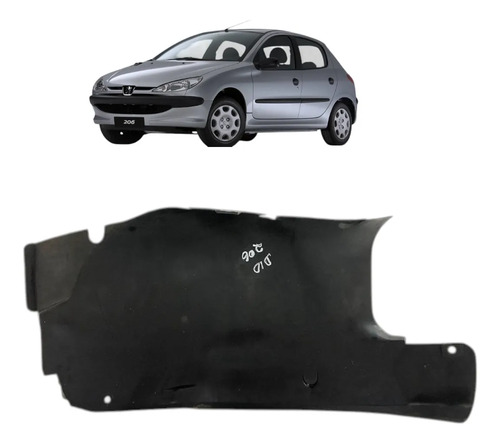 Parabarro Dianteiro Esquerdo Parte Trás Peugeot 206 00 A 09